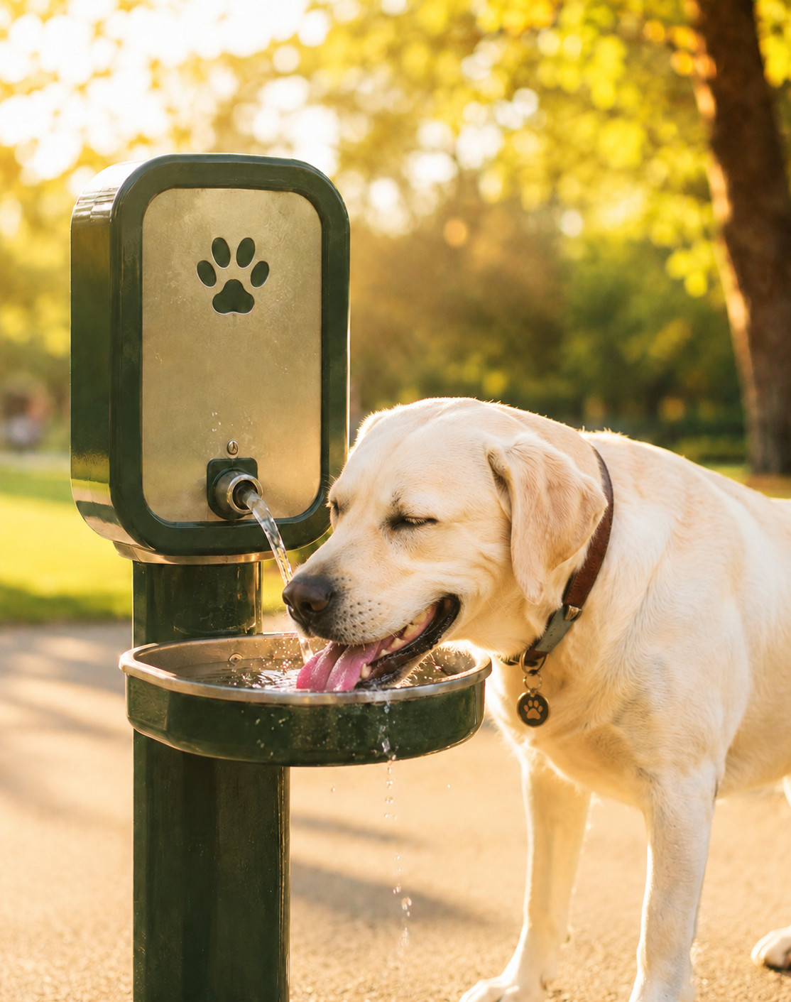 good boy happily drinking representing how easy it is to find life insurance in cebu