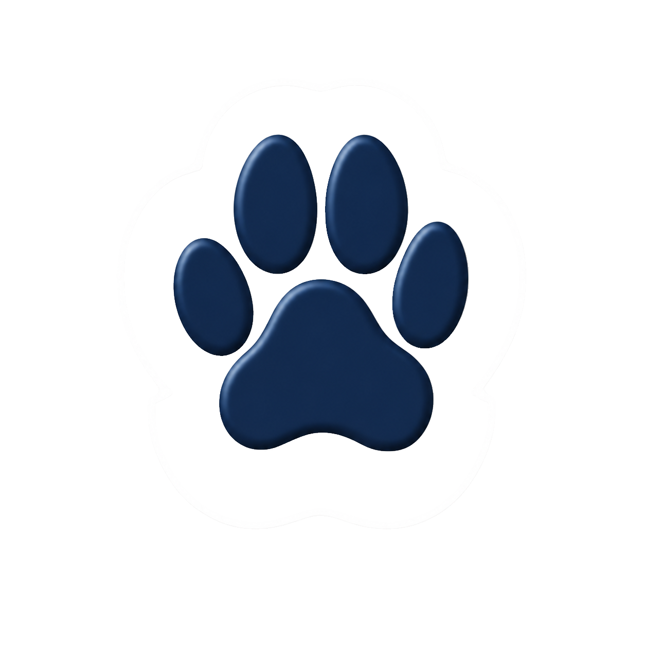 good boy insurance agents logo navy transparent