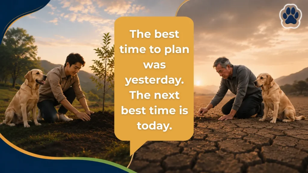 the best time to plan was yesterday