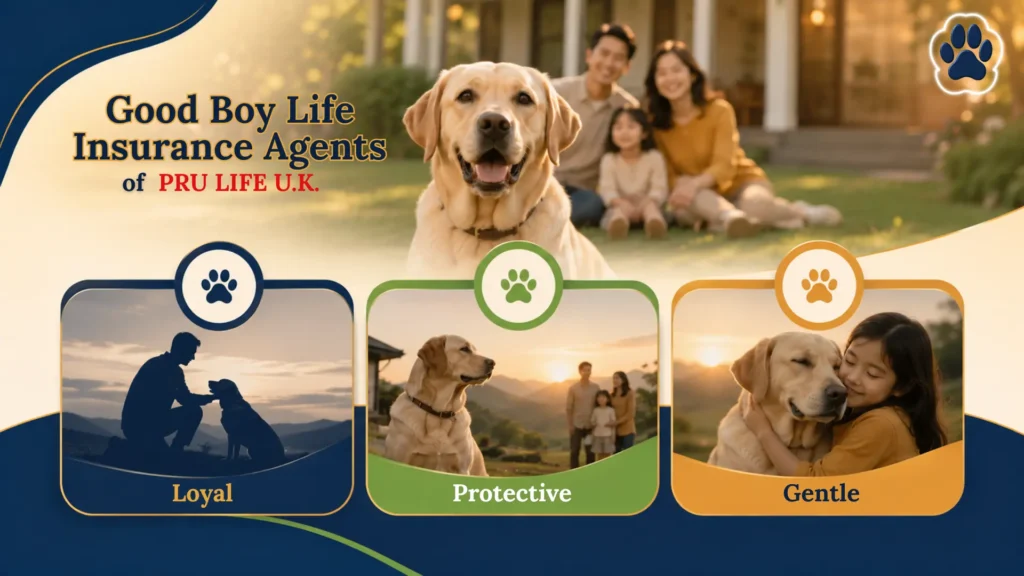 Good Boy Life Insurance Agents are loyal, protective, and gentle