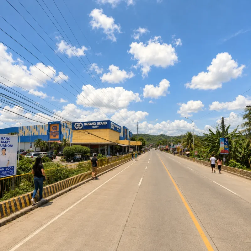 part of toledo city towards baranggay sangi. this represents life insurance in toledo city cebu