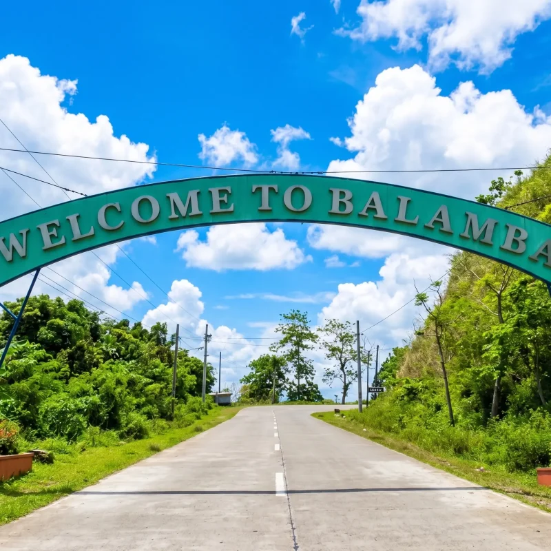 welcome to balamban sign